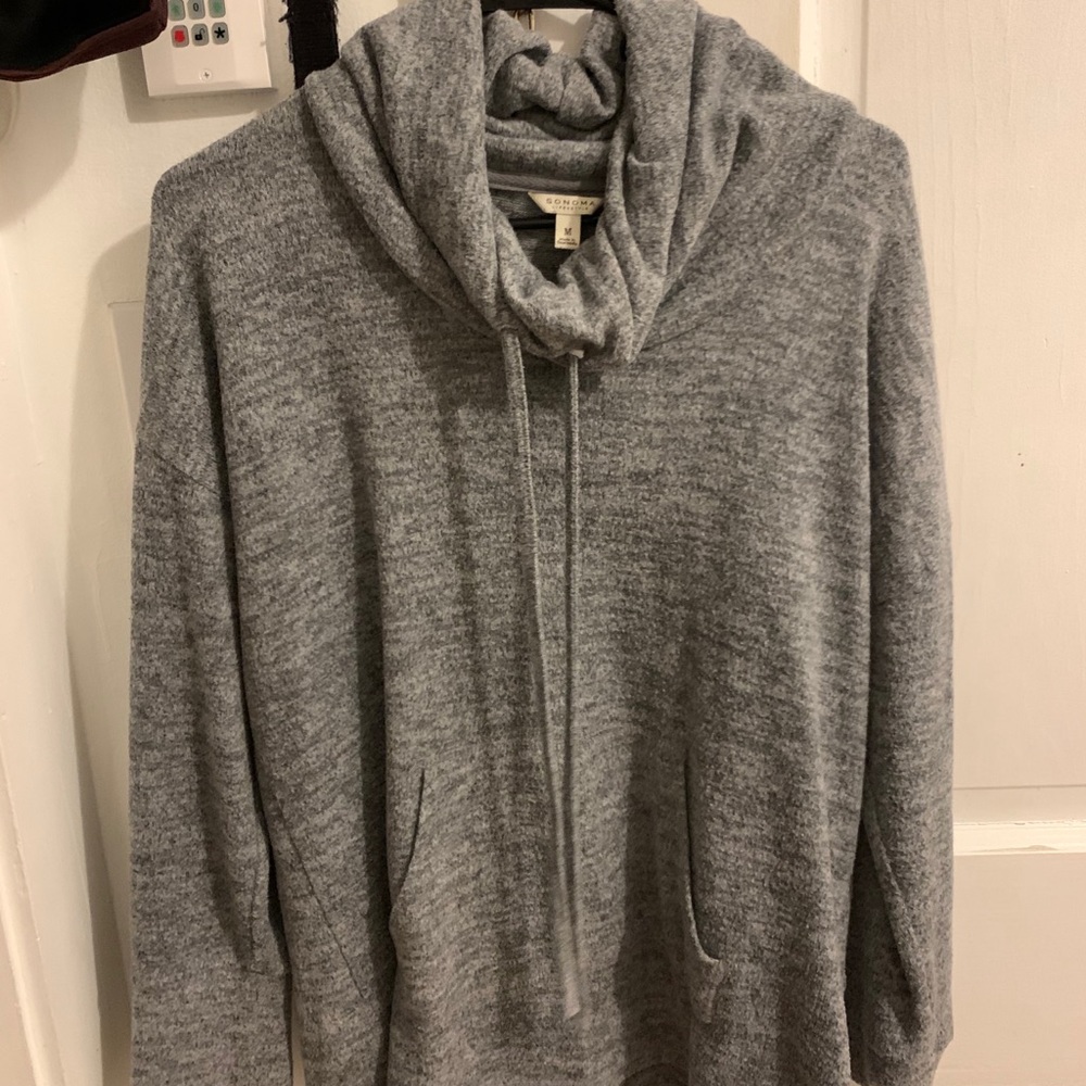 Cowl neck sweatshirt